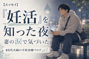 「妊活」を知った夜｜妻の涙で気づいた40代夫婦の不妊治療ブログ vol.1