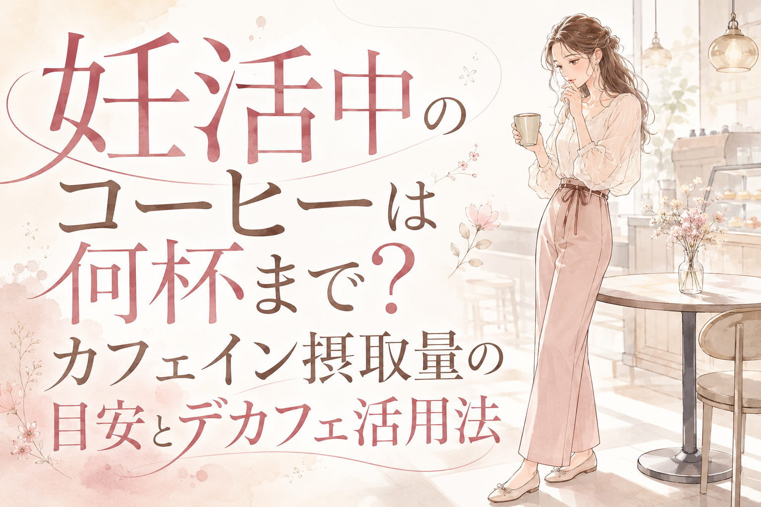 妊活中のコーヒーは何杯まで?カフェイン摂取量の目安とデカフェ活用法
