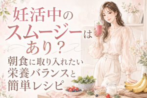 妊活中のスムージーはあり?朝食に取り入れたい栄養バランスと簡単レシピ