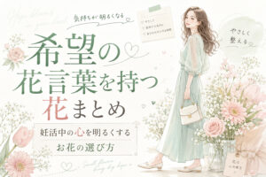 希望の花言葉を持つお花まとめ|妊活中なら積極的に飾りたい