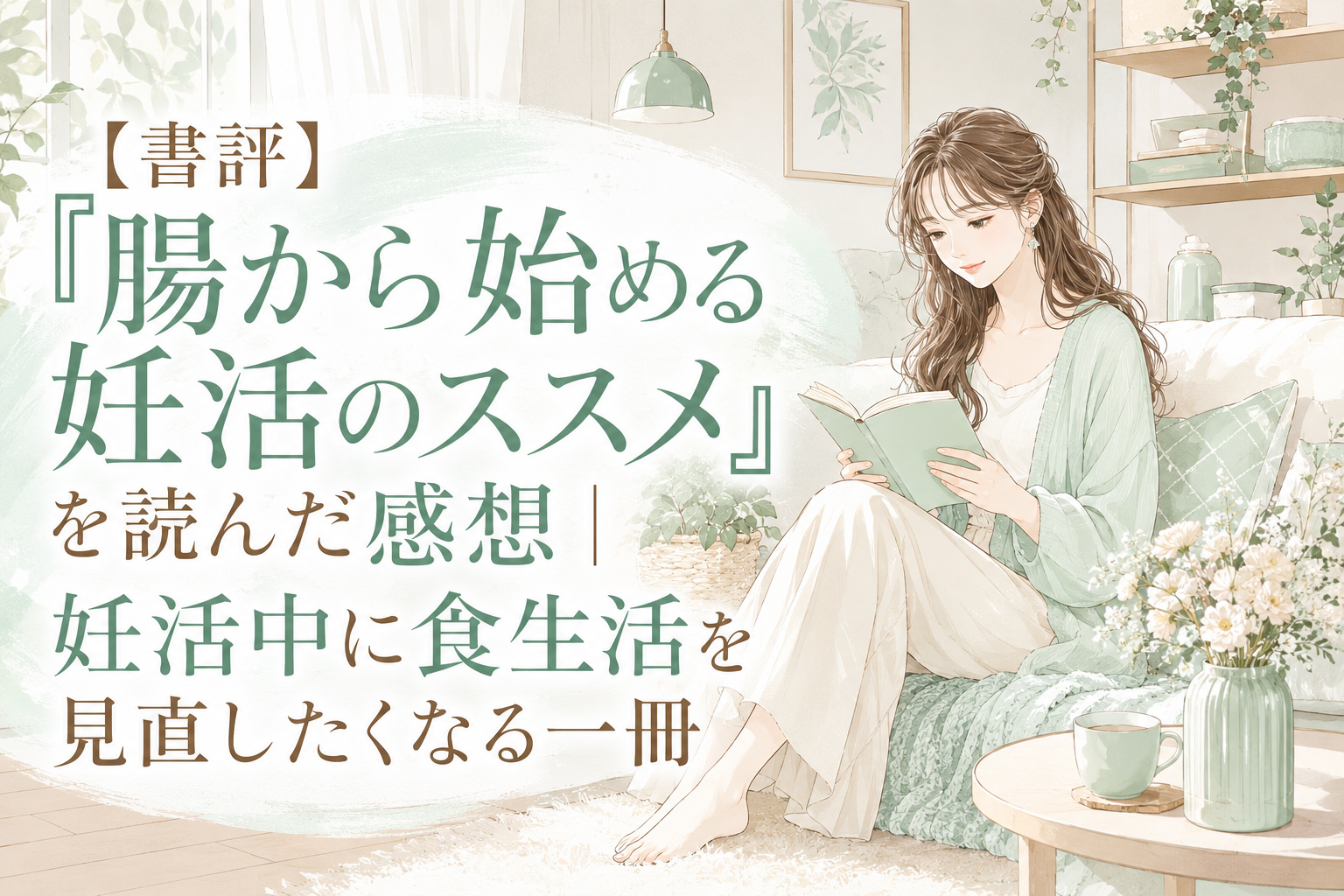 【書評】『腸から始める妊活のススメ』を読んだ感想|妊活中に食生活を見直したくなる一冊