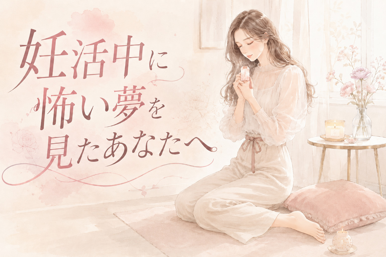 妊活中に怖い夢を見たあなたへ｜不安を手放すおまじないと眠る前の整え方