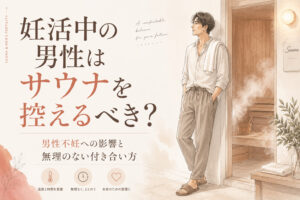 妊活中の男性はサウナを控えるべき?男性不妊への影響と無理のない付き合い方