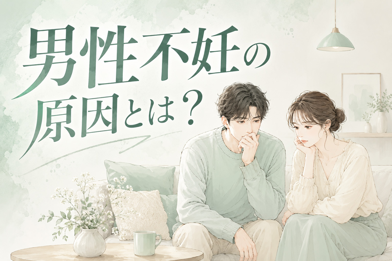 男性不妊の原因とは?精液検査でわかることと夫婦で始めたい対策