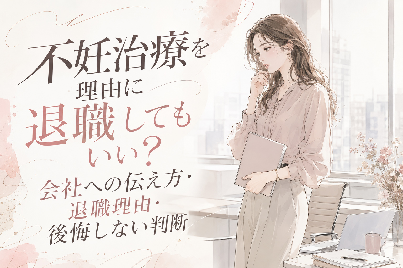 不妊治療を理由に退職してもいい？会社への伝え方・退職理由・後悔しない判断
