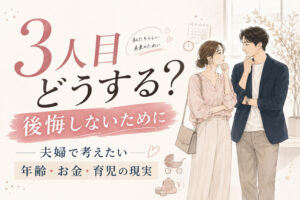 3人目どうする?後悔しないために夫婦で考えたい年齢・お金・育児の現実