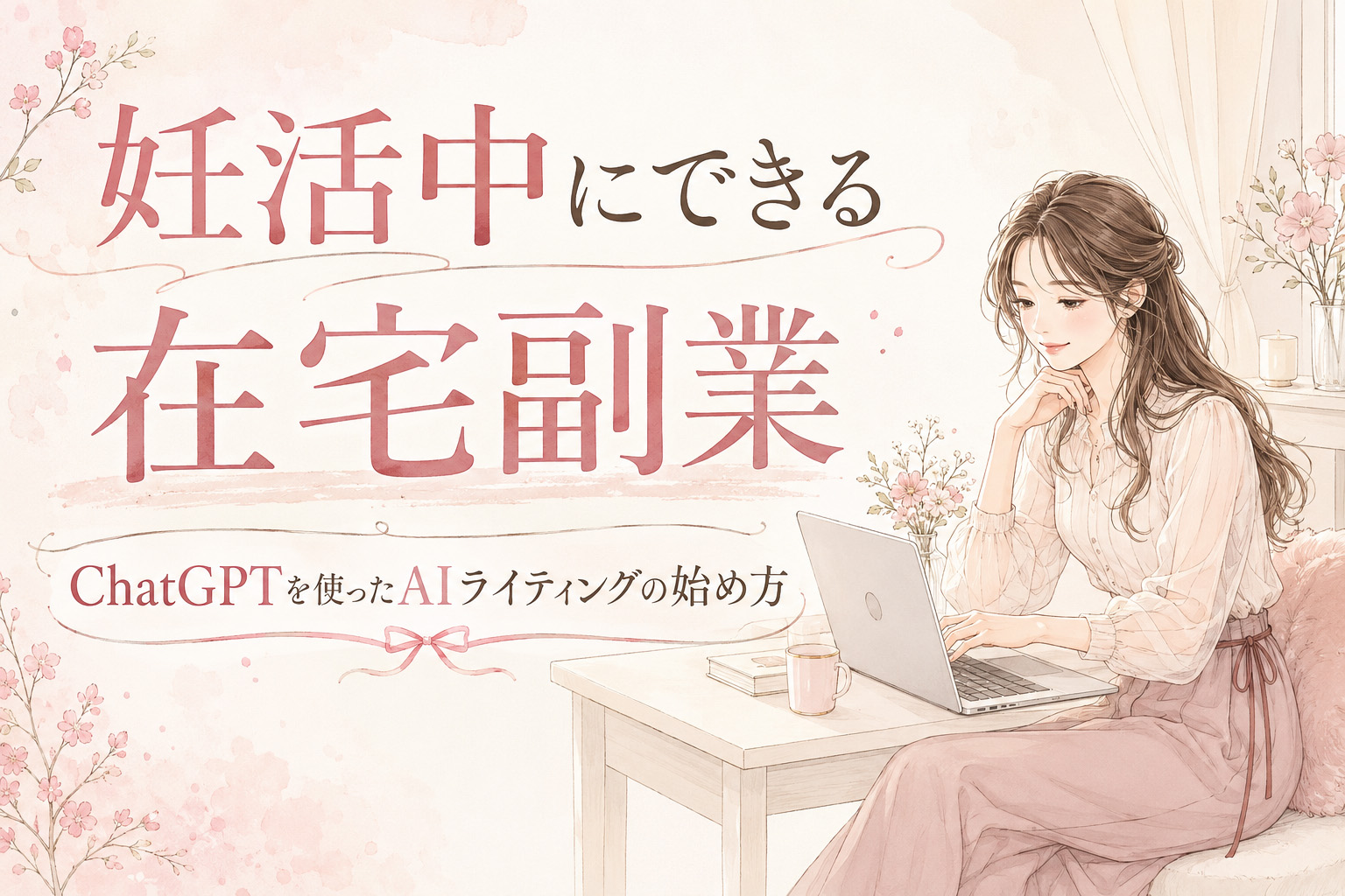 妊活中にできる在宅副業｜ChatGPTを使ったAIライティングの始め方