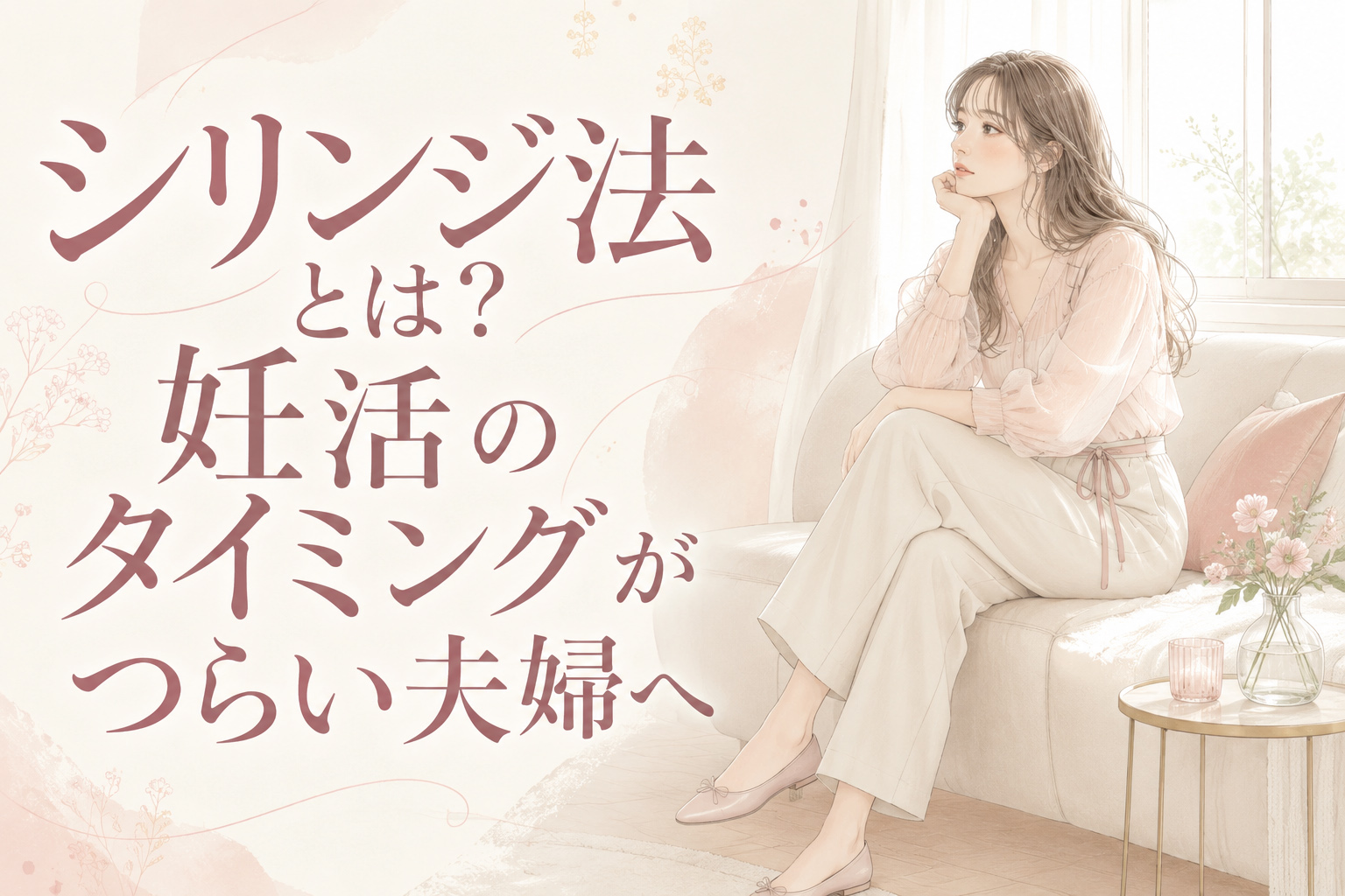 シリンジ法とは？妊活のタイミングがつらい夫婦へ｜自宅でできるプレメントシリンジ リング