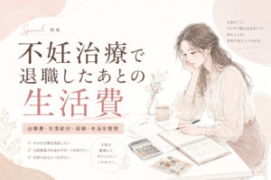 不妊治療で退職したあとの生活費｜治療費・失業給付・保険・年金を整理