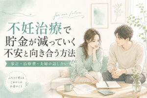 不妊治療で貯金が減っていく不安と向き合う方法｜家計・治療費・夫婦の話し合い